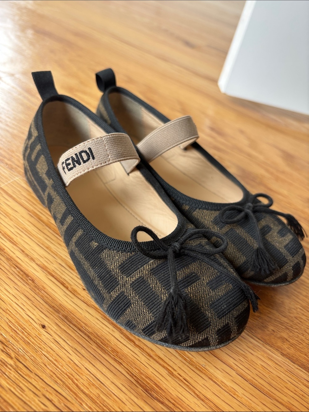 Fendi girls flats